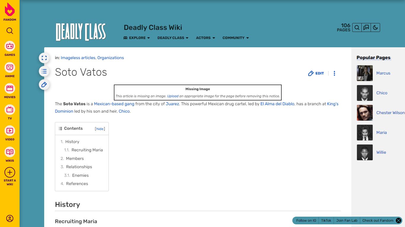 Soto Vatos | Deadly Class Wiki | Fandom